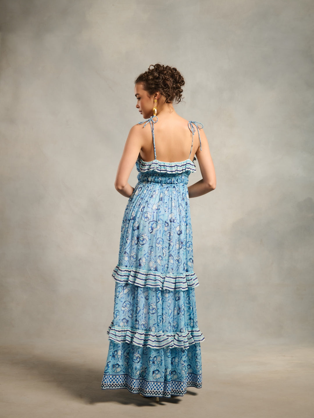 Radhica Diwan in our Laura Printed Maxi