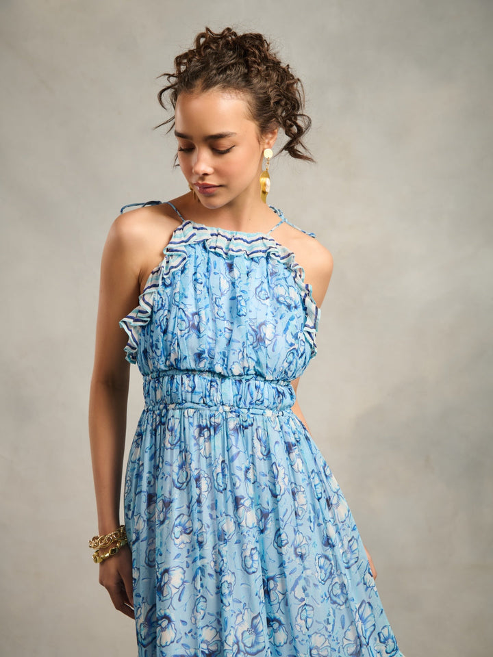 Radhica Diwan in our Laura Printed Maxi