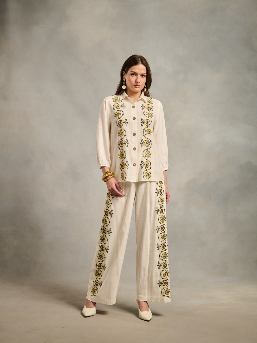 Rhea Embroidered Pants