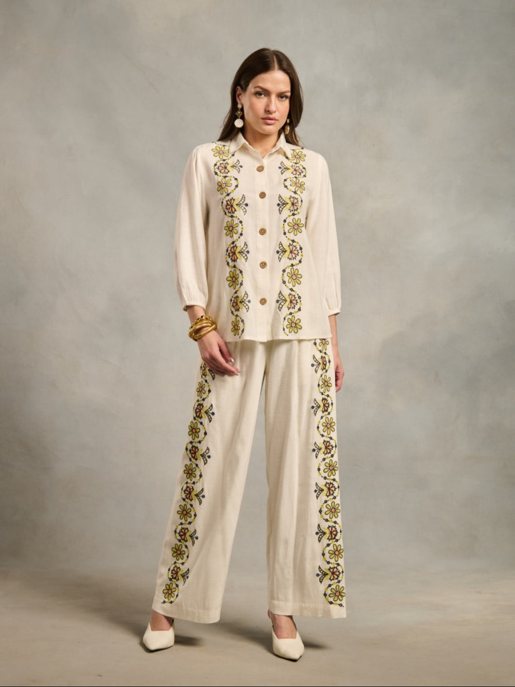 Rhea Embroidered Shirt