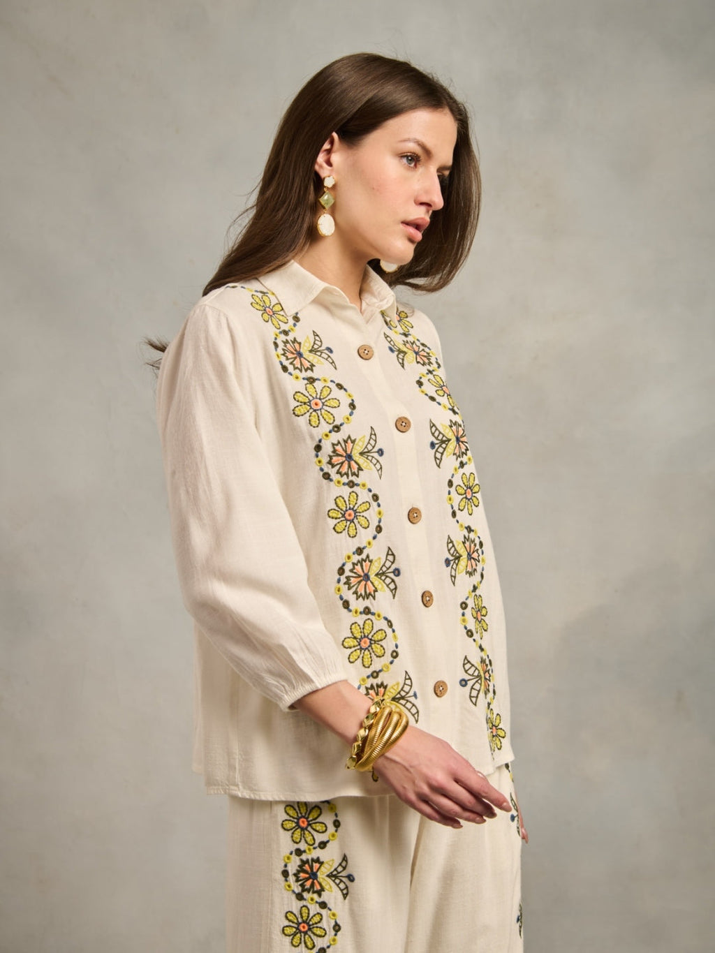 Rhea Embroidered Shirt