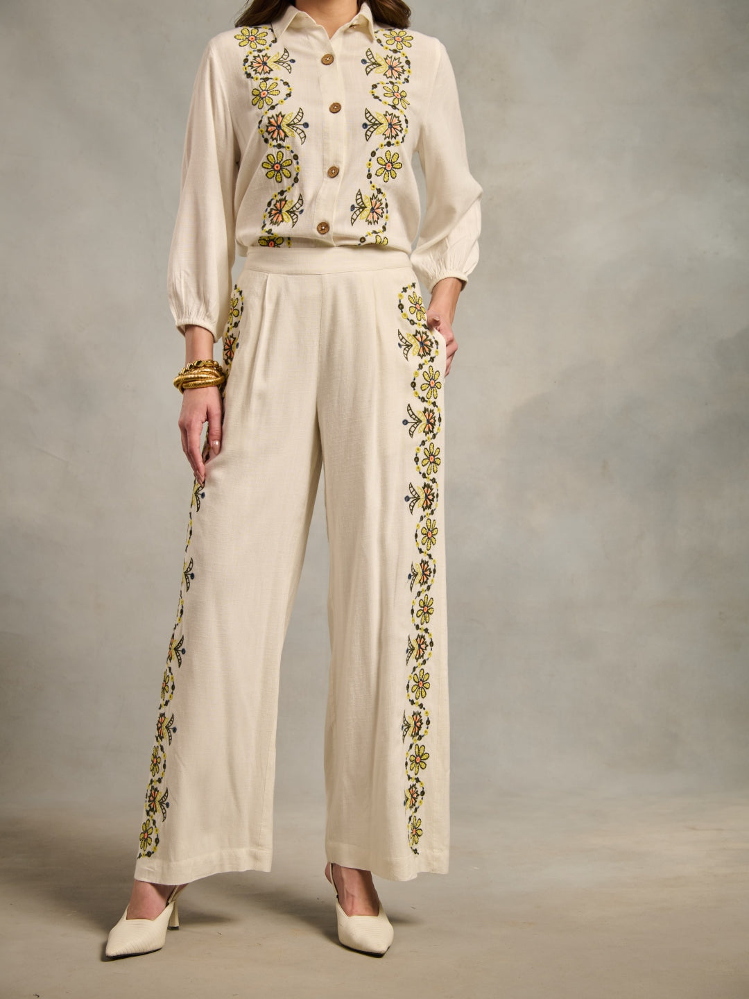 Rhea Embroidered Pants