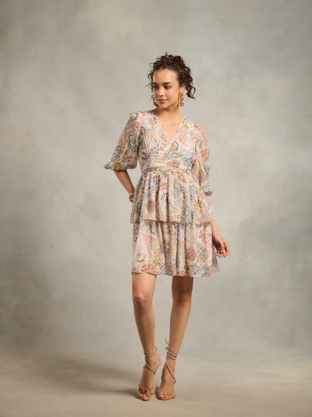 Kaashni Kapoor in our Callie Printed Dress