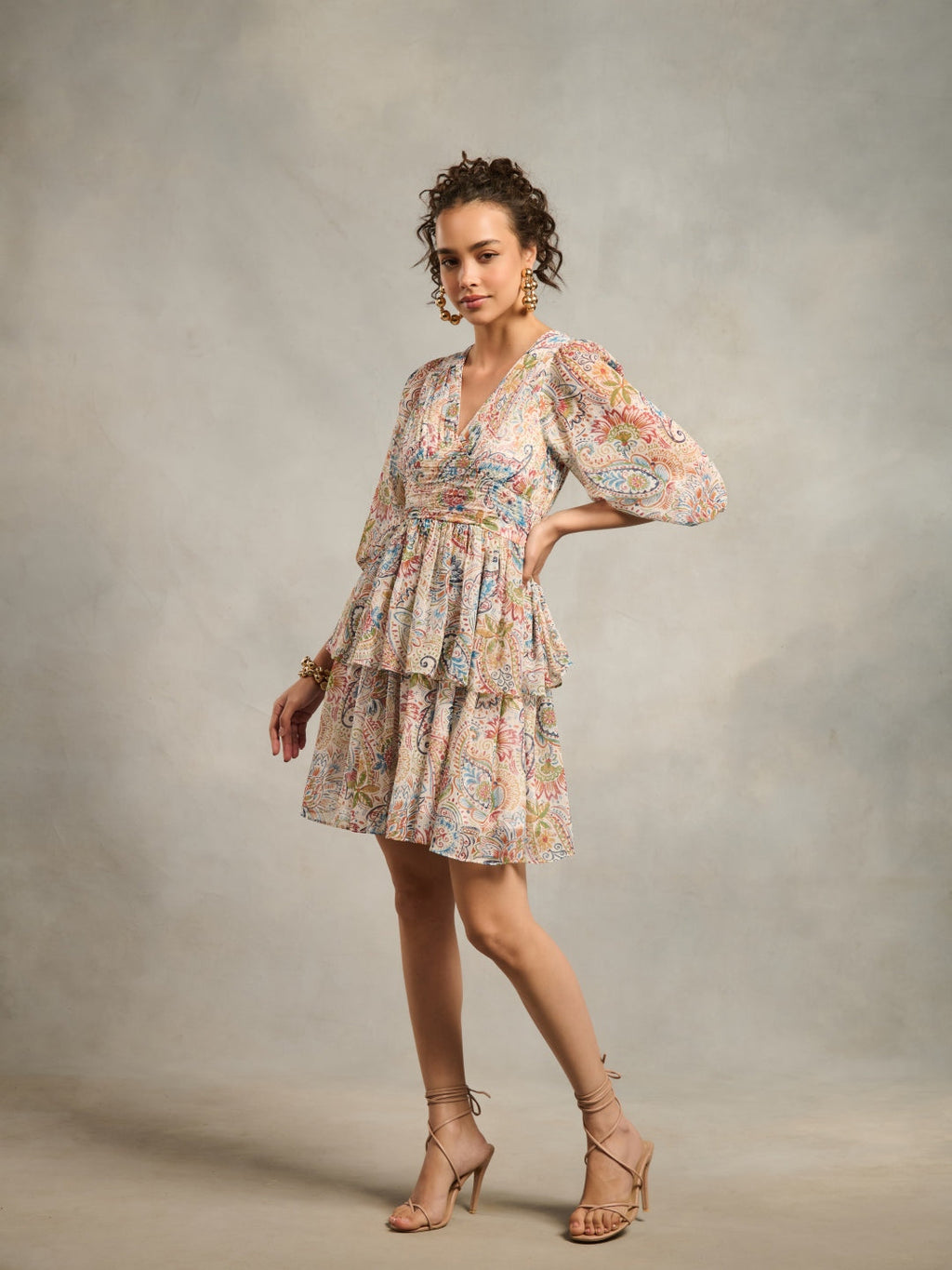 Callie Printed Dress