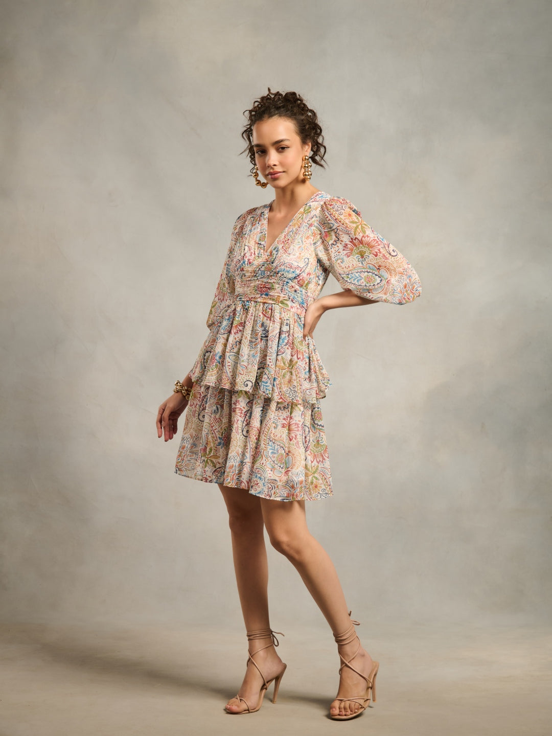 Callie Printed Dress