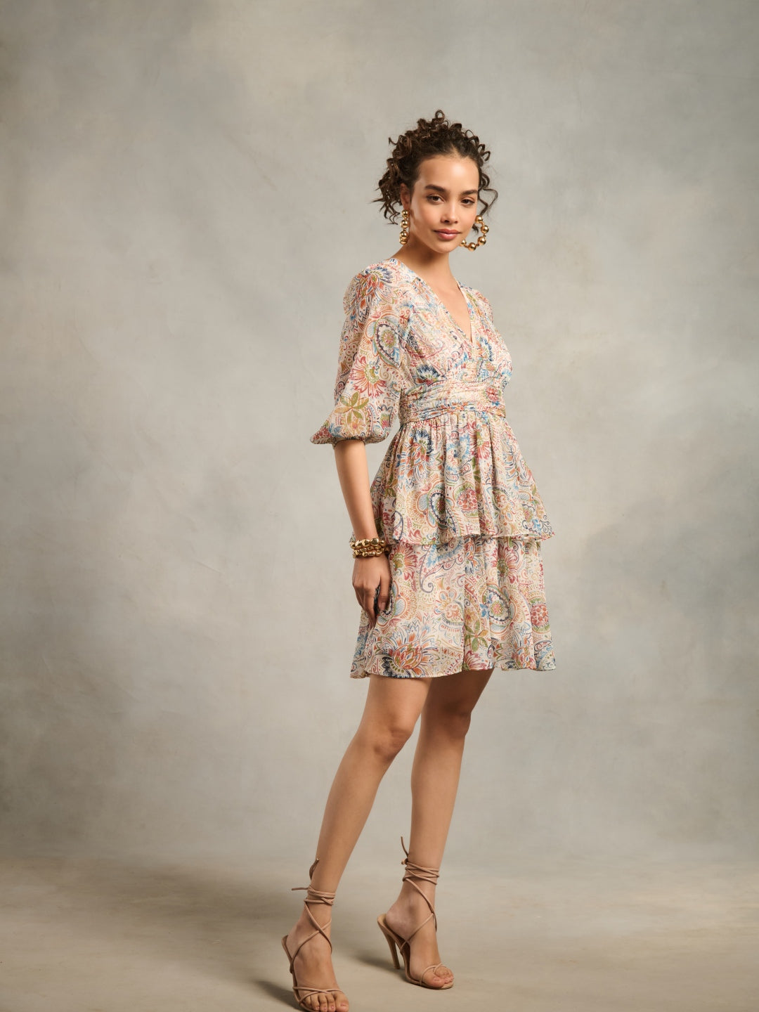 Callie Printed Dress