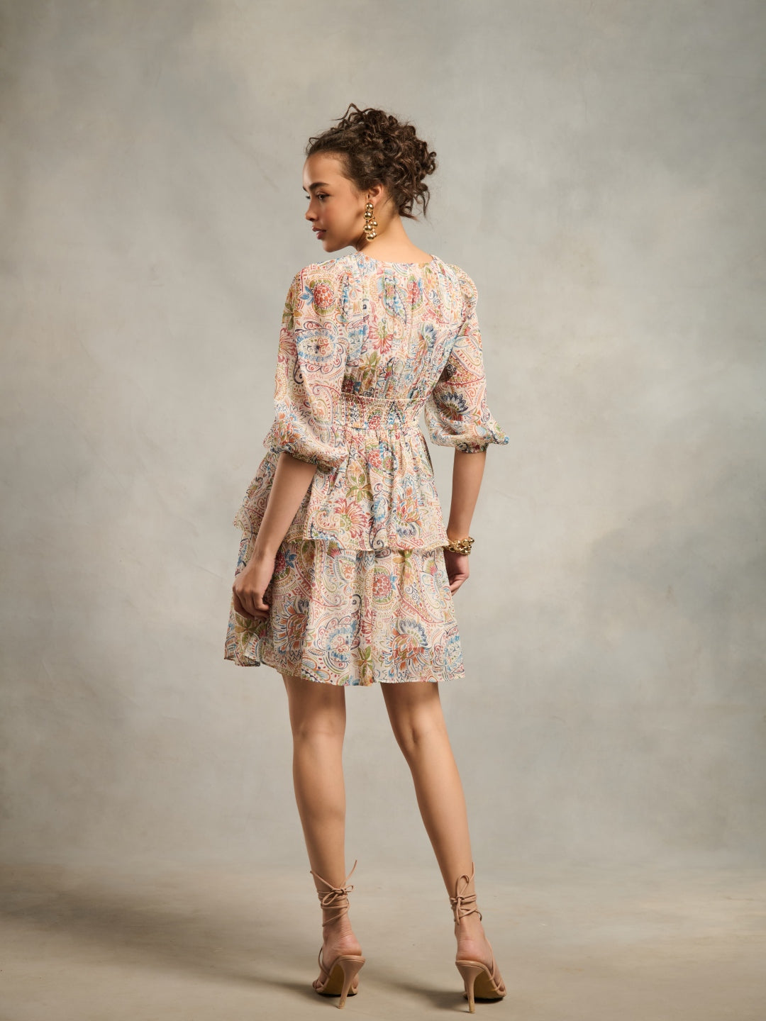 Callie Printed Dress