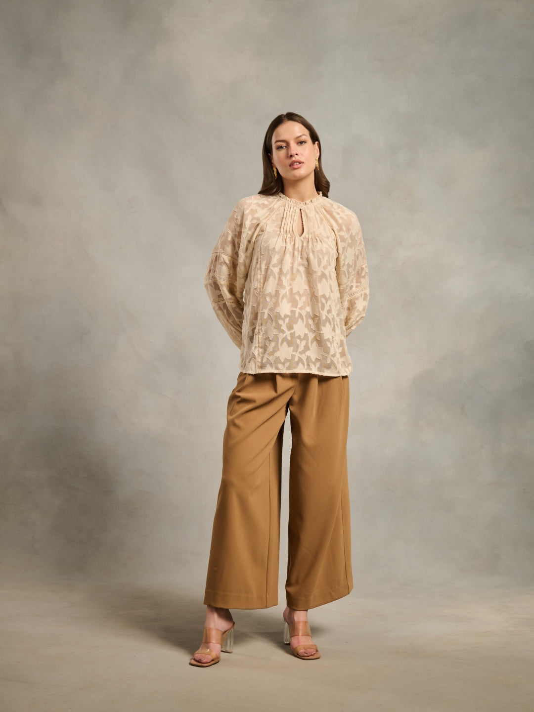 Bianca Jacquard Blouse