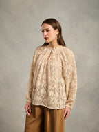 Bianca Jacquard Blouse