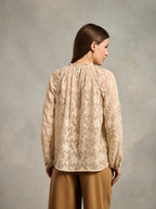 Bianca Jacquard Blouse