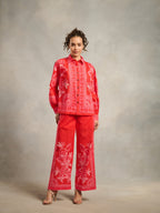 Radhica Diwan in our Sofia Printed Blouse