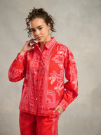 Radhica Diwan in our Sofia Printed Blouse