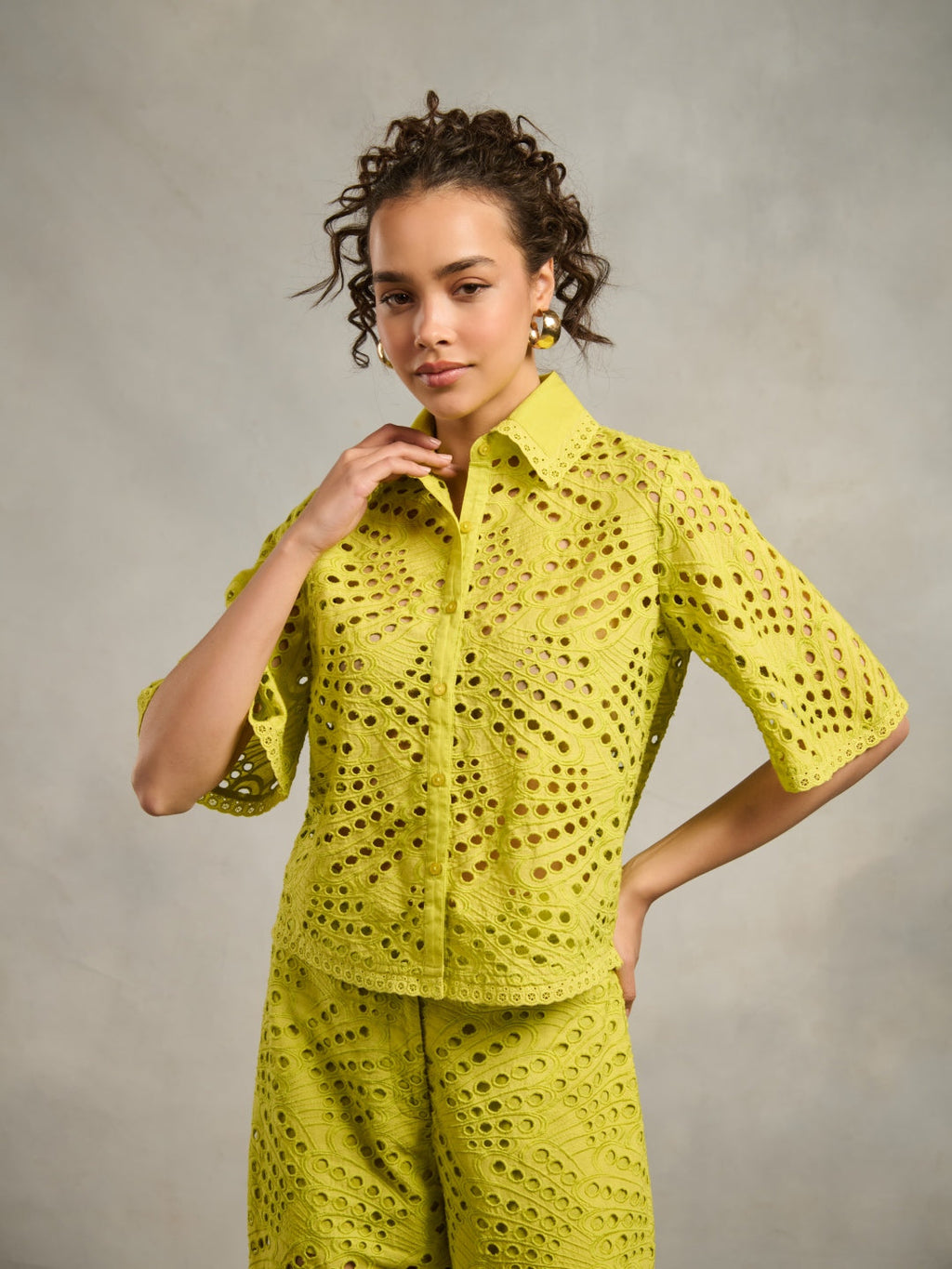 Layla Schiffli Shirt