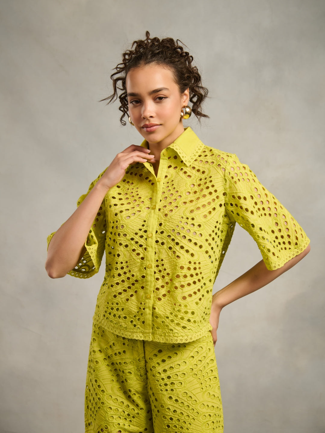 Layla Schiffli Shirt