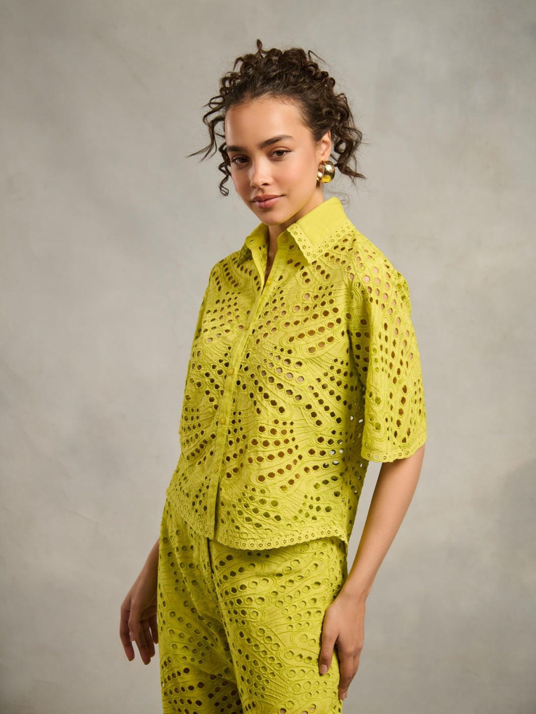 Layla Schiffli Shirt