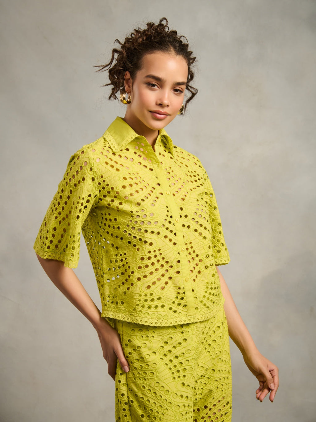 Layla Schiffli Shirt