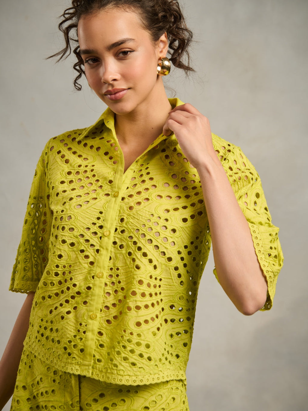 Layla Schiffli Shirt