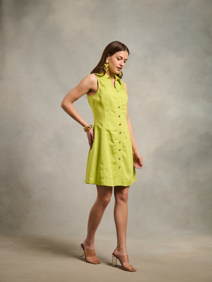 ⁠Kaashni Kapoor in our Jenny Lime Dress
