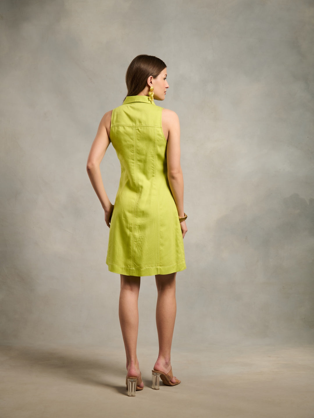 ⁠Kaashni Kapoor in our Jenny Lime Dress