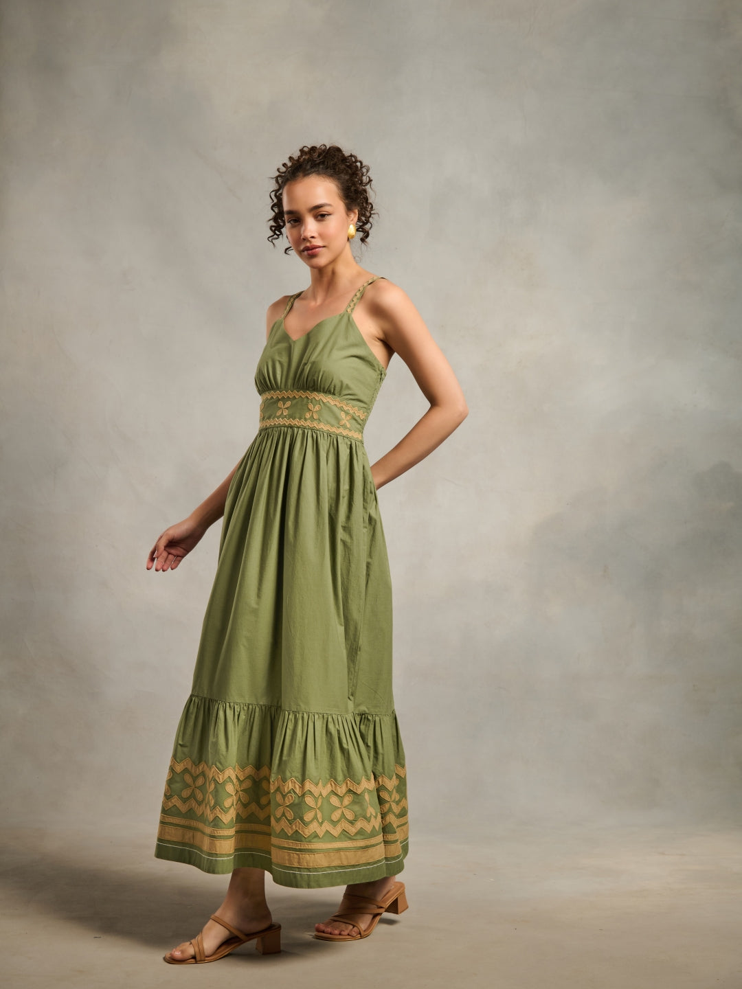 Tushita Mehta in Sara Applique Maxi