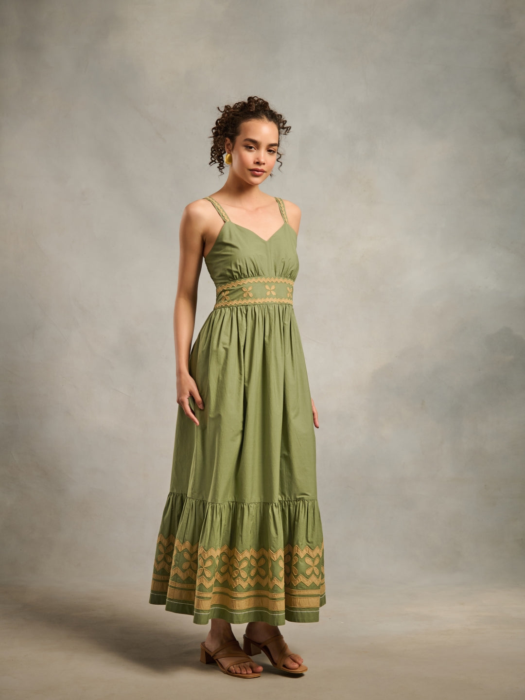 Tushita Mehta in Sara Applique Maxi