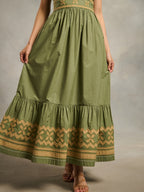 Tushita Mehta in Sara Applique Maxi