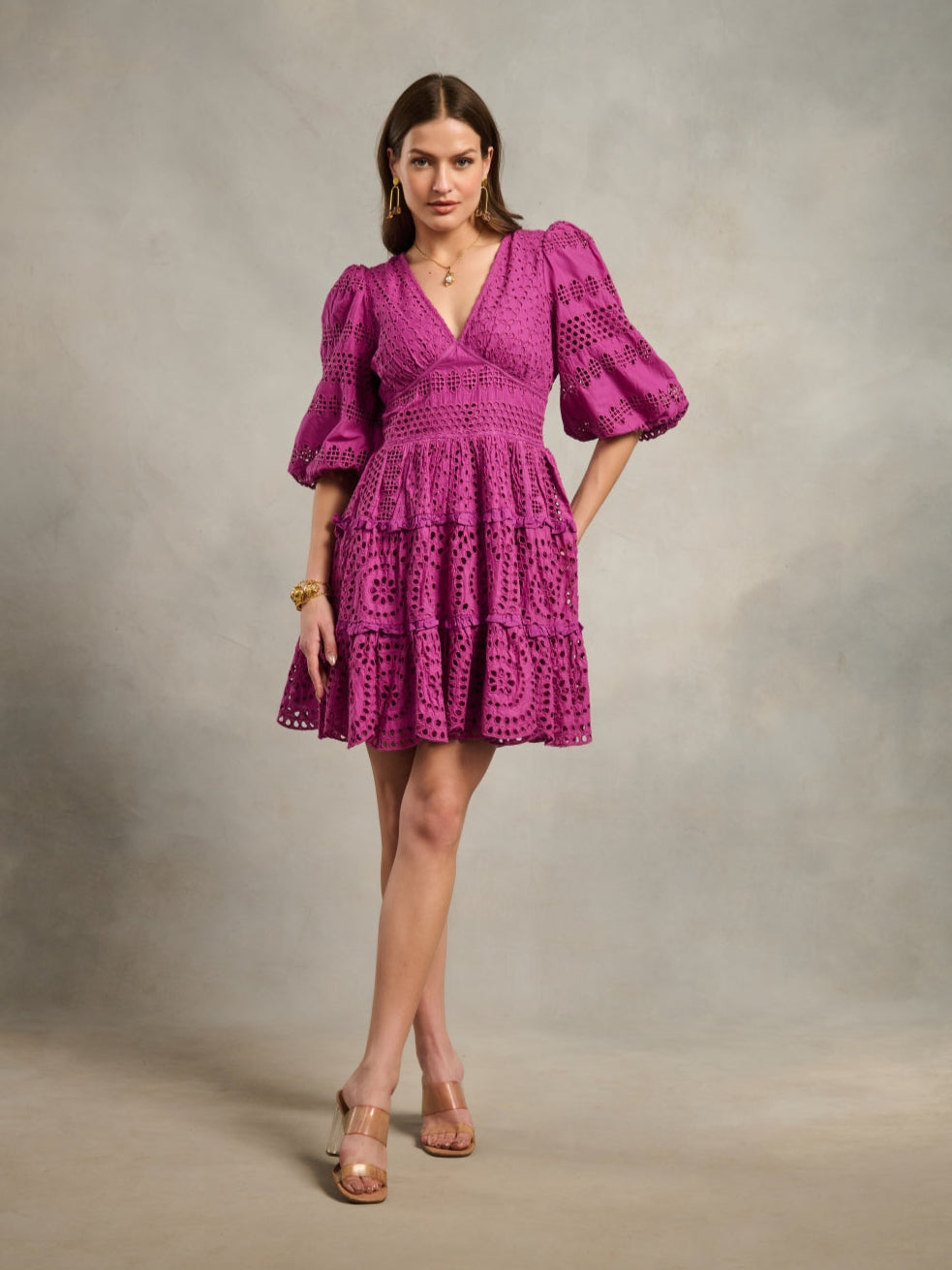 Serena Schiffli Dress