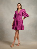 Serena Schiffli Dress