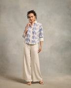 Faye Floral Embroidered Shirt