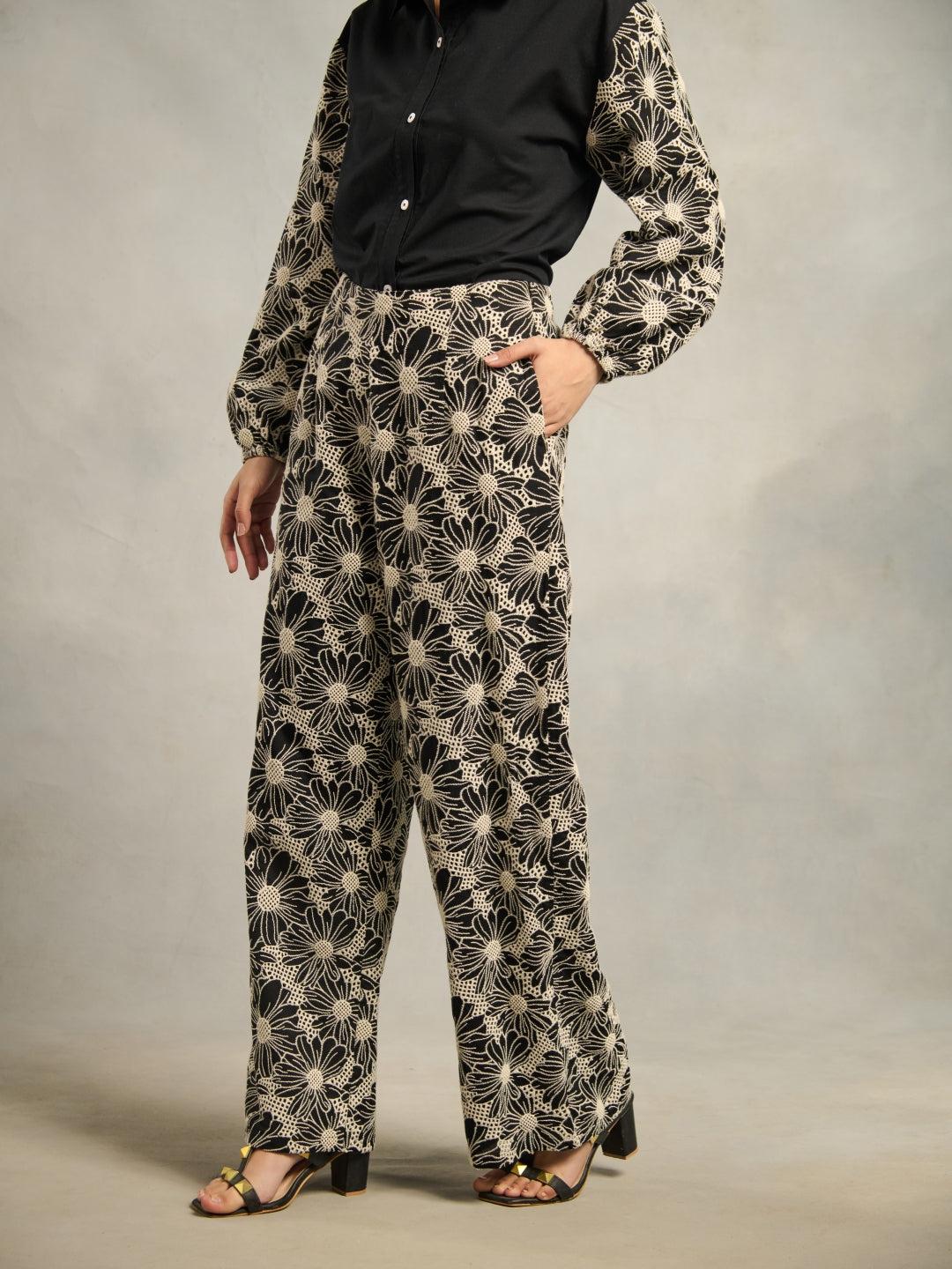 Tushita Mehta in our Anna Schiffli Pants