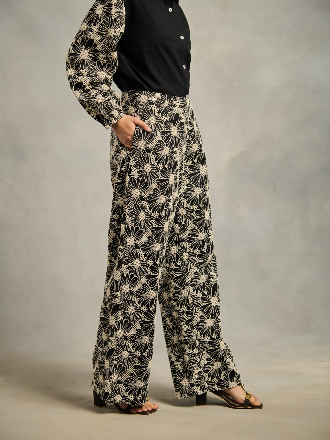 Tushita Mehta in our Anna Schiffli Pants