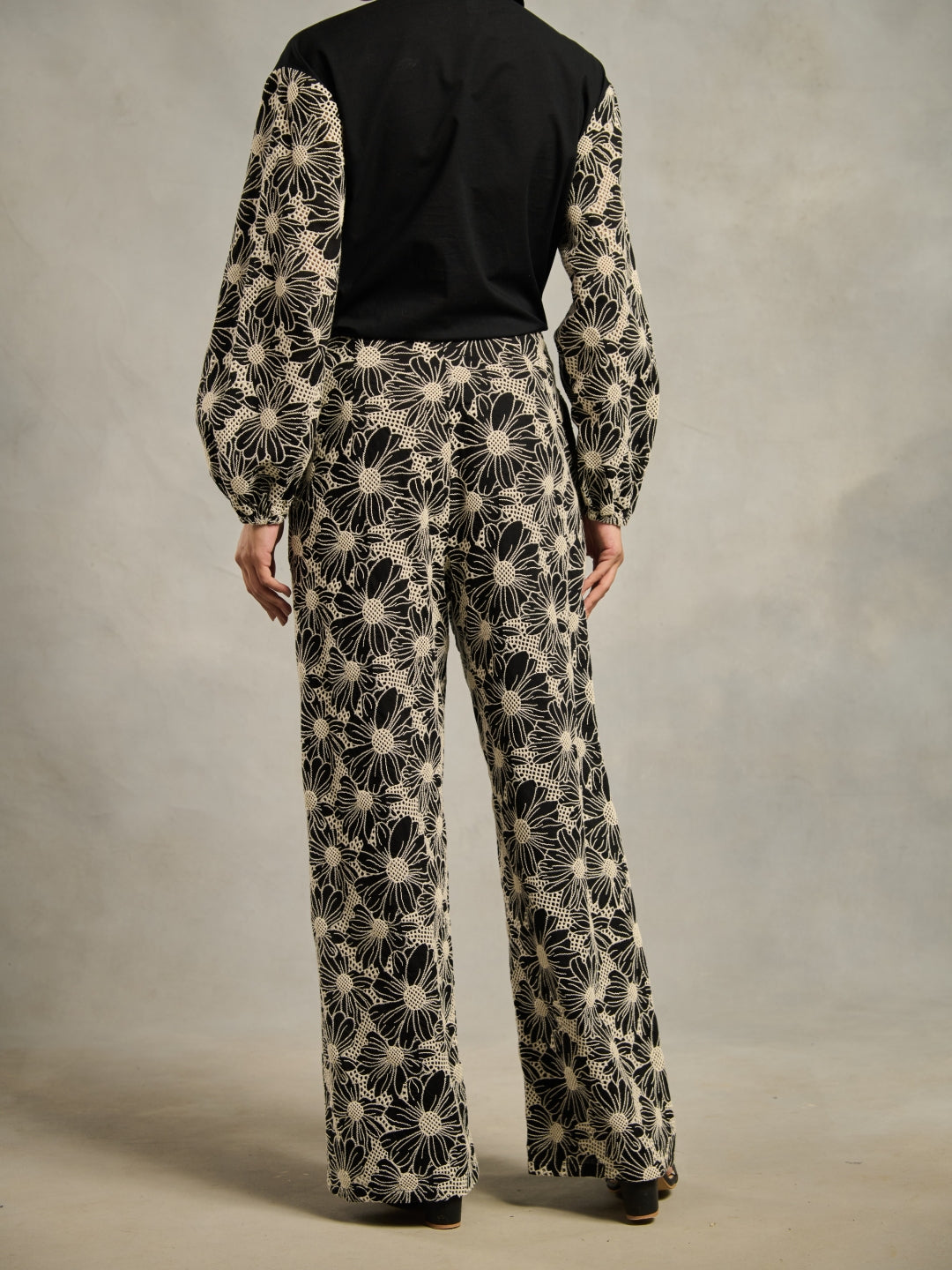 Tushita Mehta in our Anna Schiffli Pants