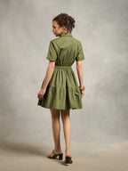 Harper Olive Dress