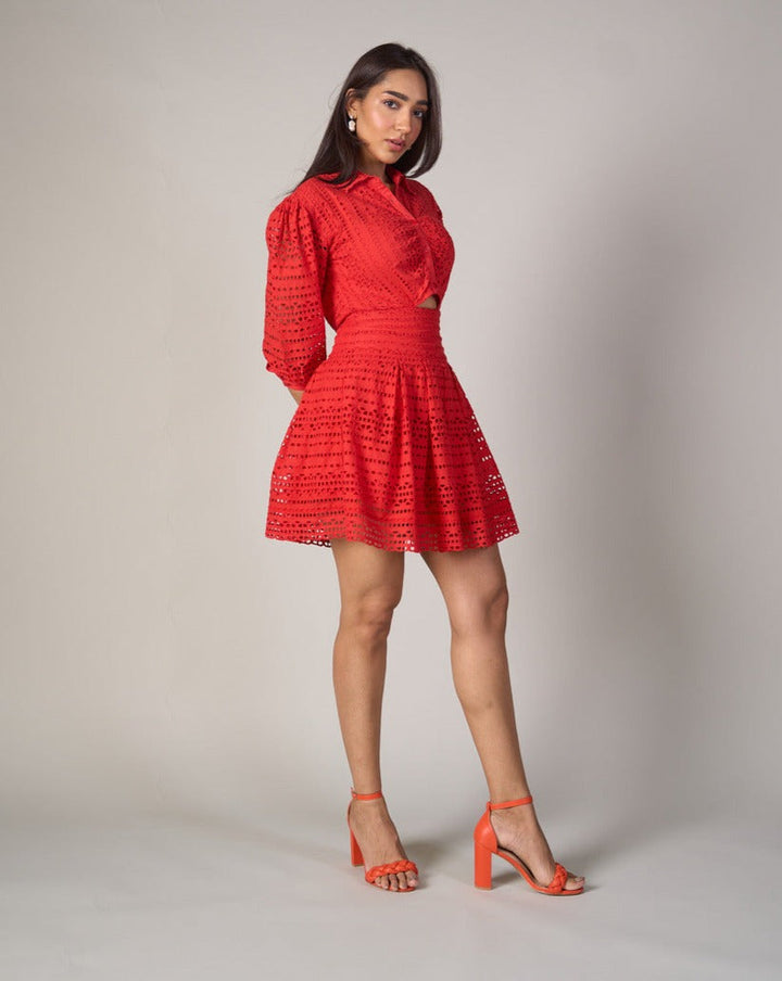 Thea Red Dress