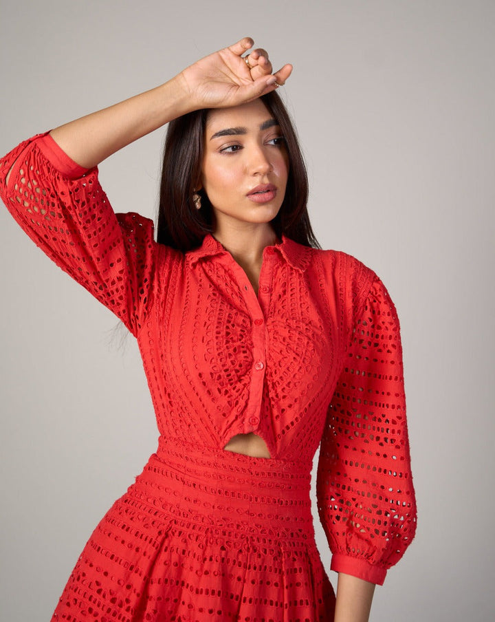 Thea Red Dress