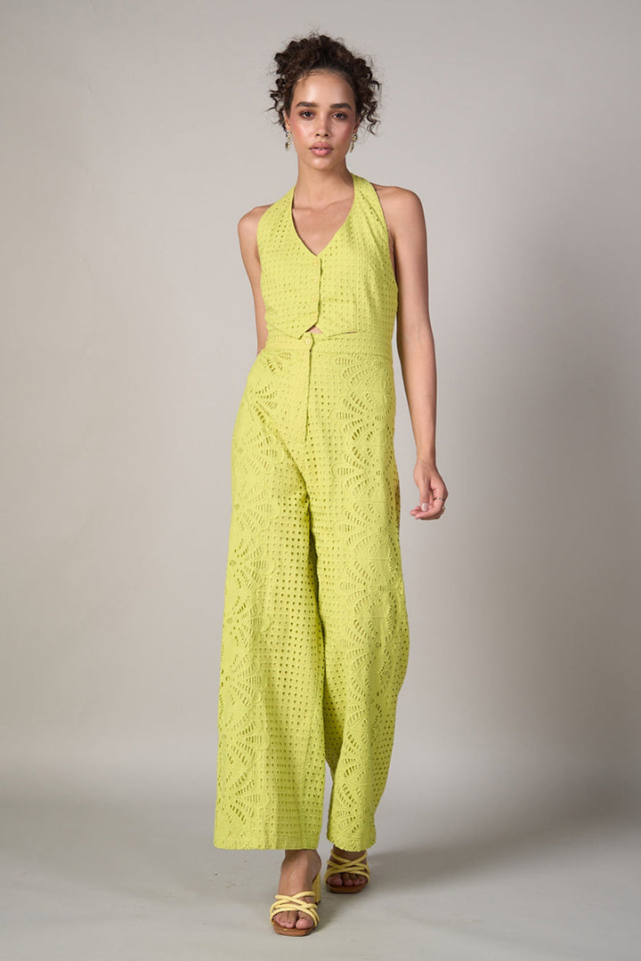Radhica Diwan In Our Briana Halter Jumpsuit
