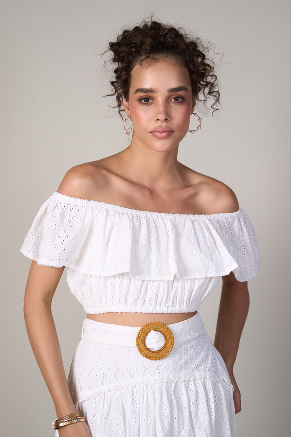 Sharmiela Mandre In Our Alice Crop Top