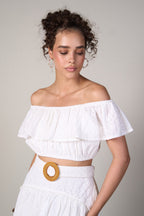 Sharmiela Mandre In Our Alice Crop Top