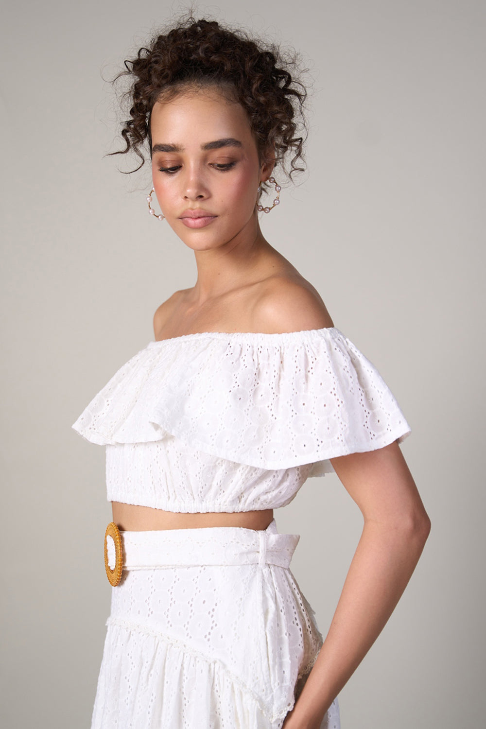 Sharmiela Mandre In Our Alice Crop Top
