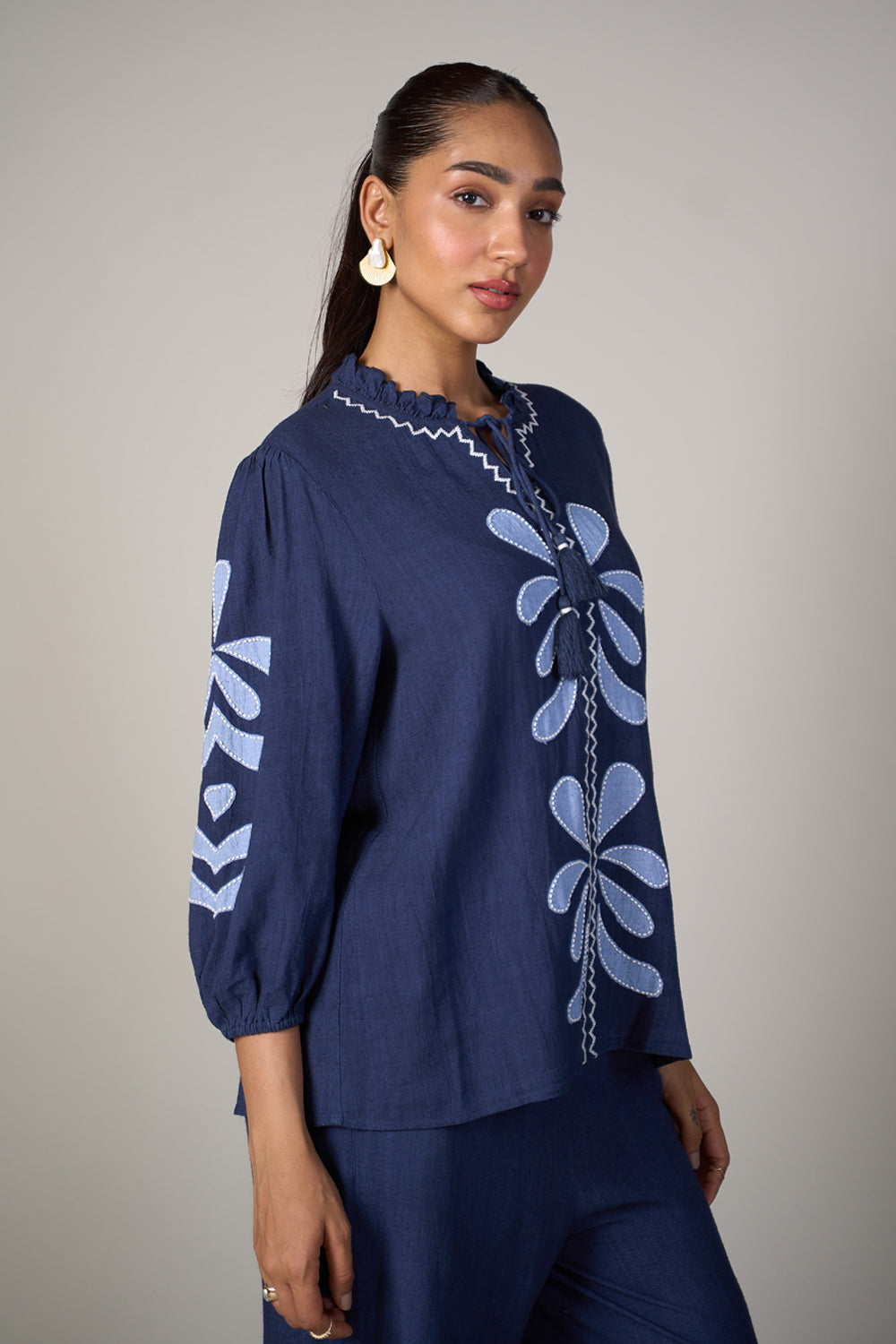 Margot Appliqué Top