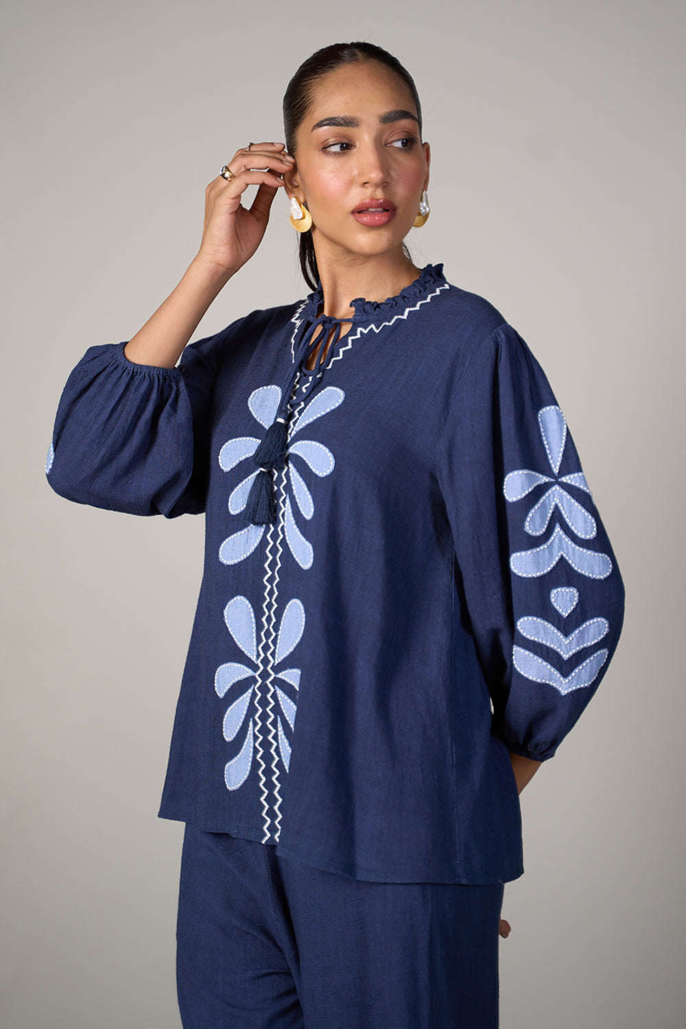 Margot Appliqué Top