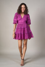 Khushnaz Turner In Our Serena Purple Dress