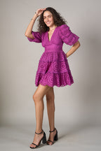 Khushnaz Turner In Our Serena Purple Dress