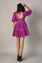 Khushnaz Turner In Our Serena Purple Dress