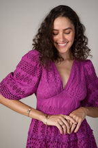 Khushnaz Turner In Our Serena Purple Dress