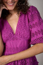 Khushnaz Turner In Our Serena Purple Dress