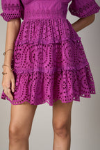 Khushnaz Turner In Our Serena Purple Dress