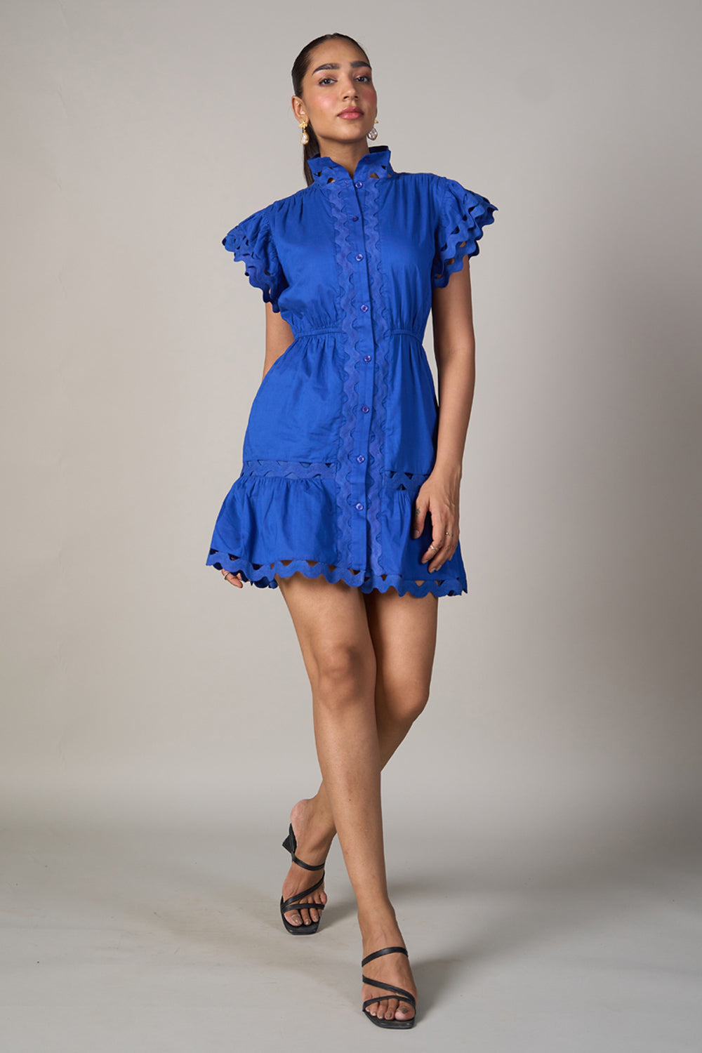Indigo Wave Dress