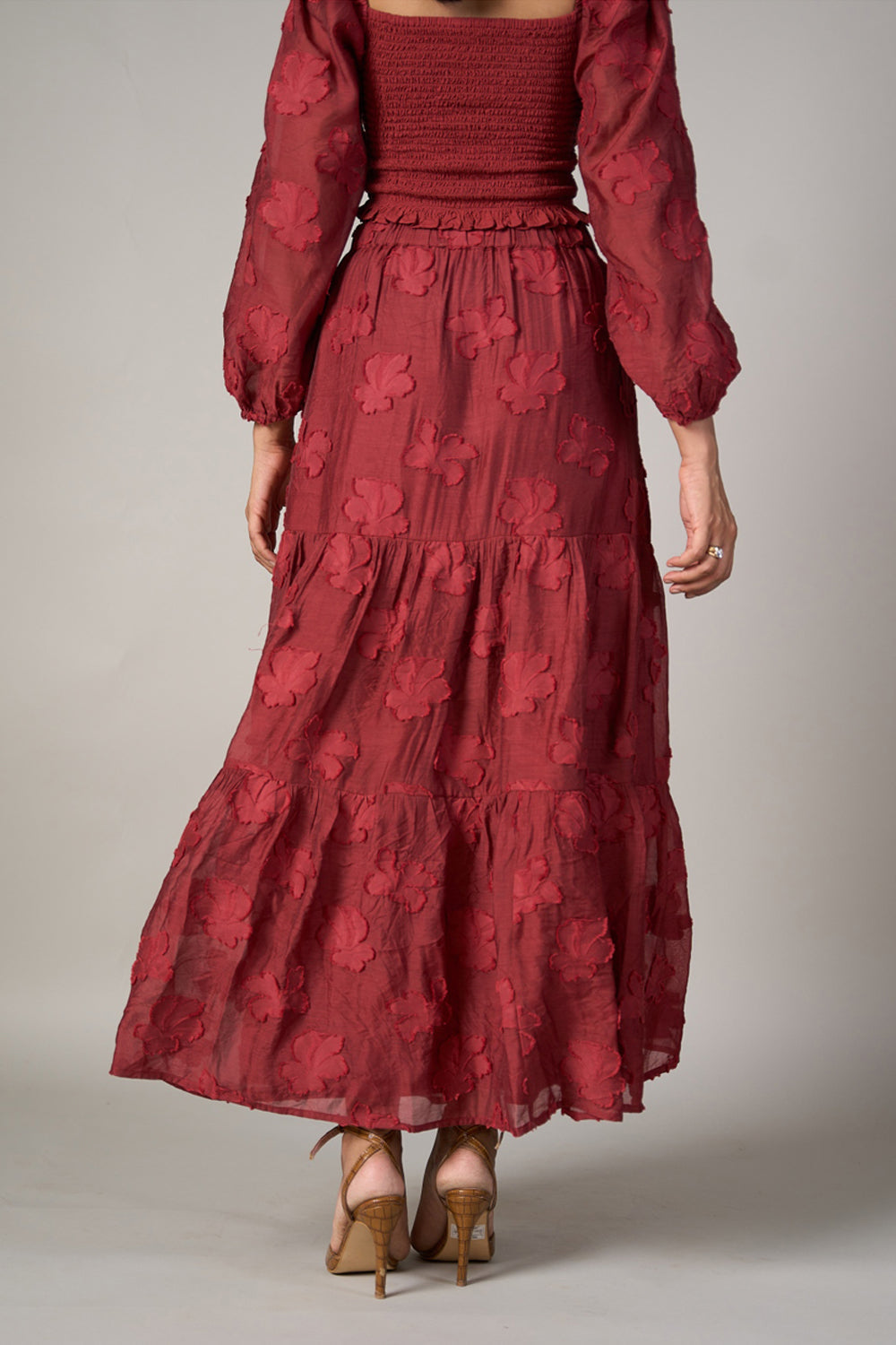 Radhica Diwan In Our Audrey Jacquard Skirt