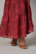 Radhica Diwan In Our Audrey Jacquard Skirt